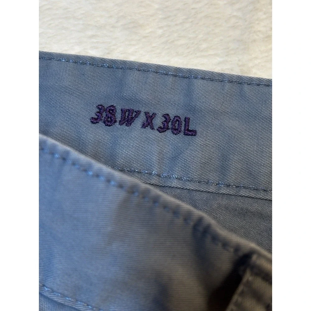 Alan Flusser Men's Straight Leg Casual Jean Pants Slate Blue‎ 38x25.5
